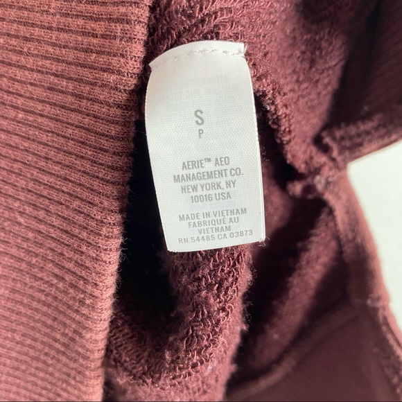 Aerie Maroon The Sweat Everyday Pullover Sweatshirt - Picture 8 of 10